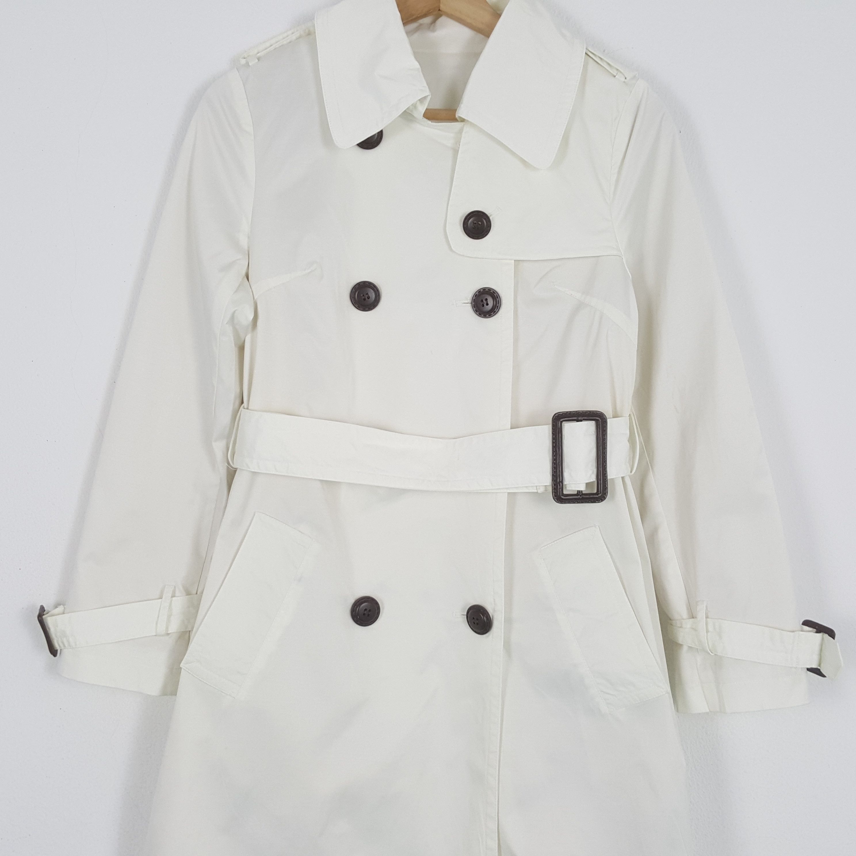 Burberry × Vintage Vintage BURBERRY LONDON Fashion Brand Trench Coat Jacket Size XS / US 0-2 / IT 36-38 - 4 Thumbnail