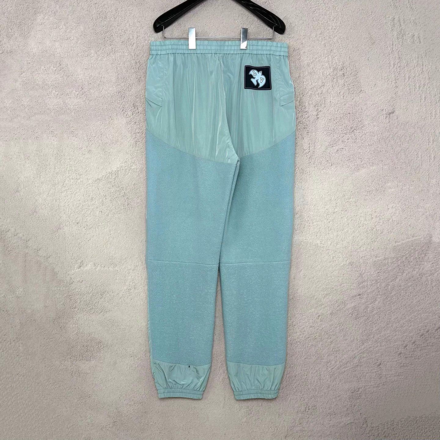 Louis Vuitton LV flocked patchwork dove light blue pants Size US 36 / EU 52 - 2 Thumbnail
