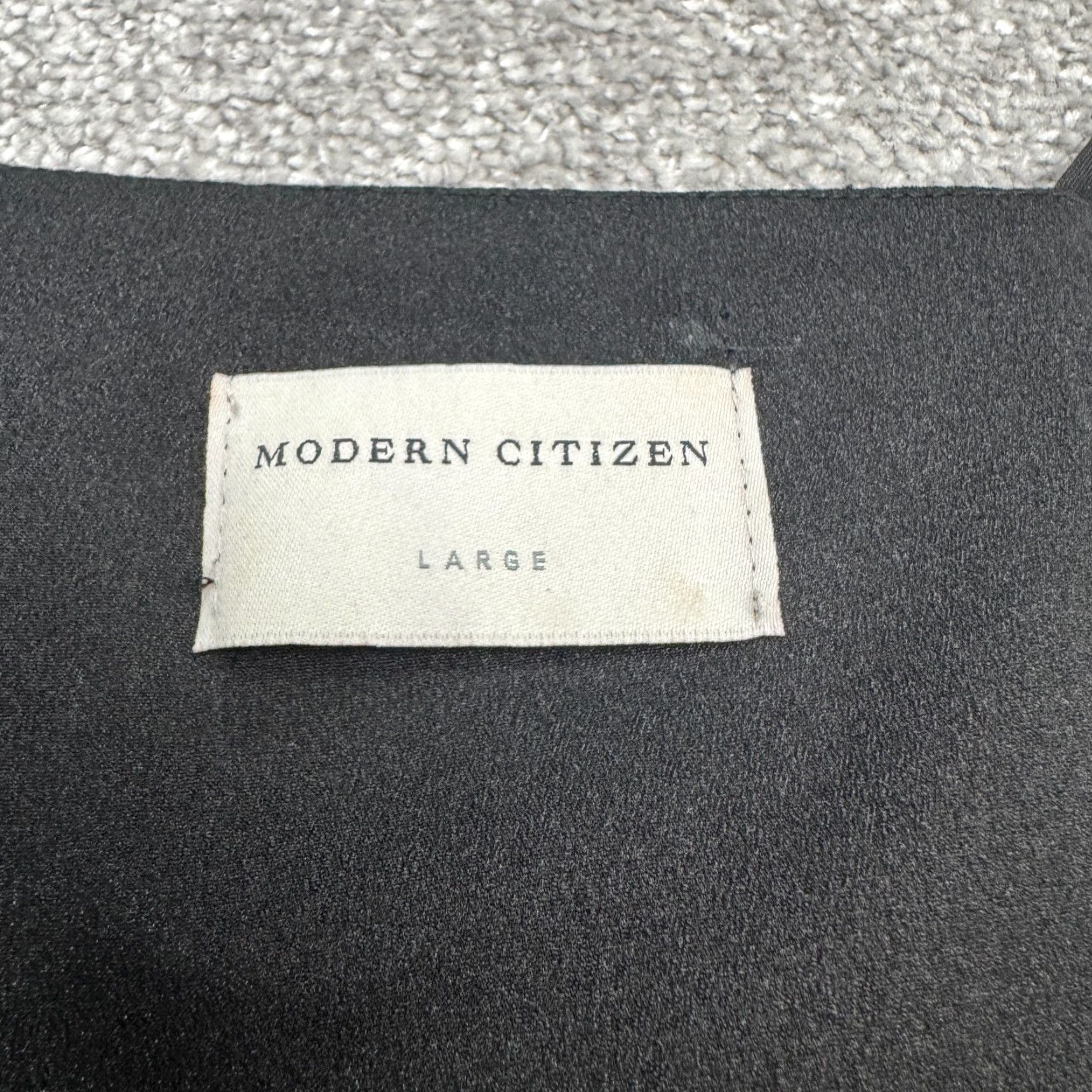 Citizen Modern Citizen Halter Satin A-Line Mini Dress Womens Large Black Size L / US 10 / IT 46 - 5 Thumbnail
