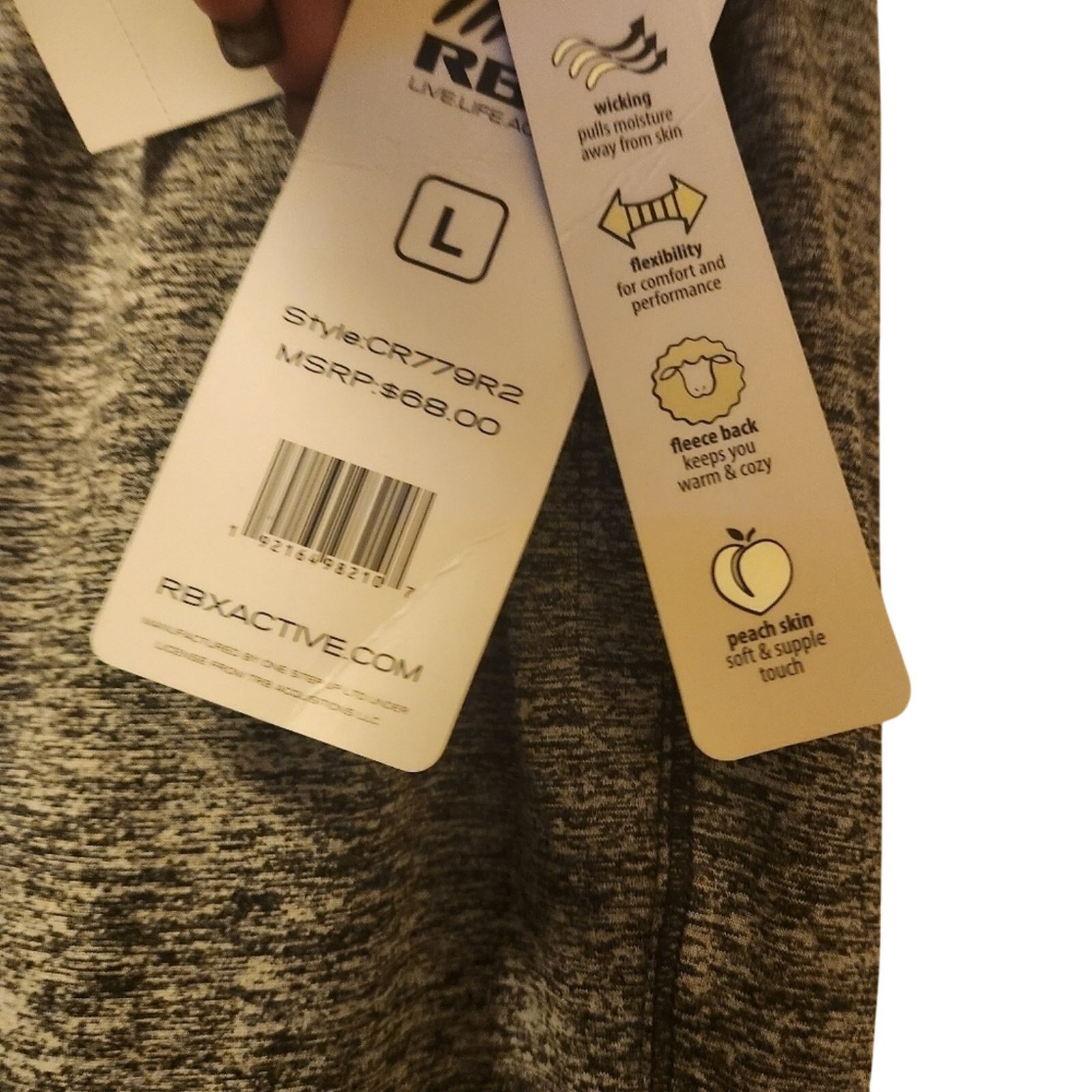 Other RBX Fleece Joggers Men's Large NWT Cozy Warm Drawstring Size US 40 / EU 56 - 3 Thumbnail