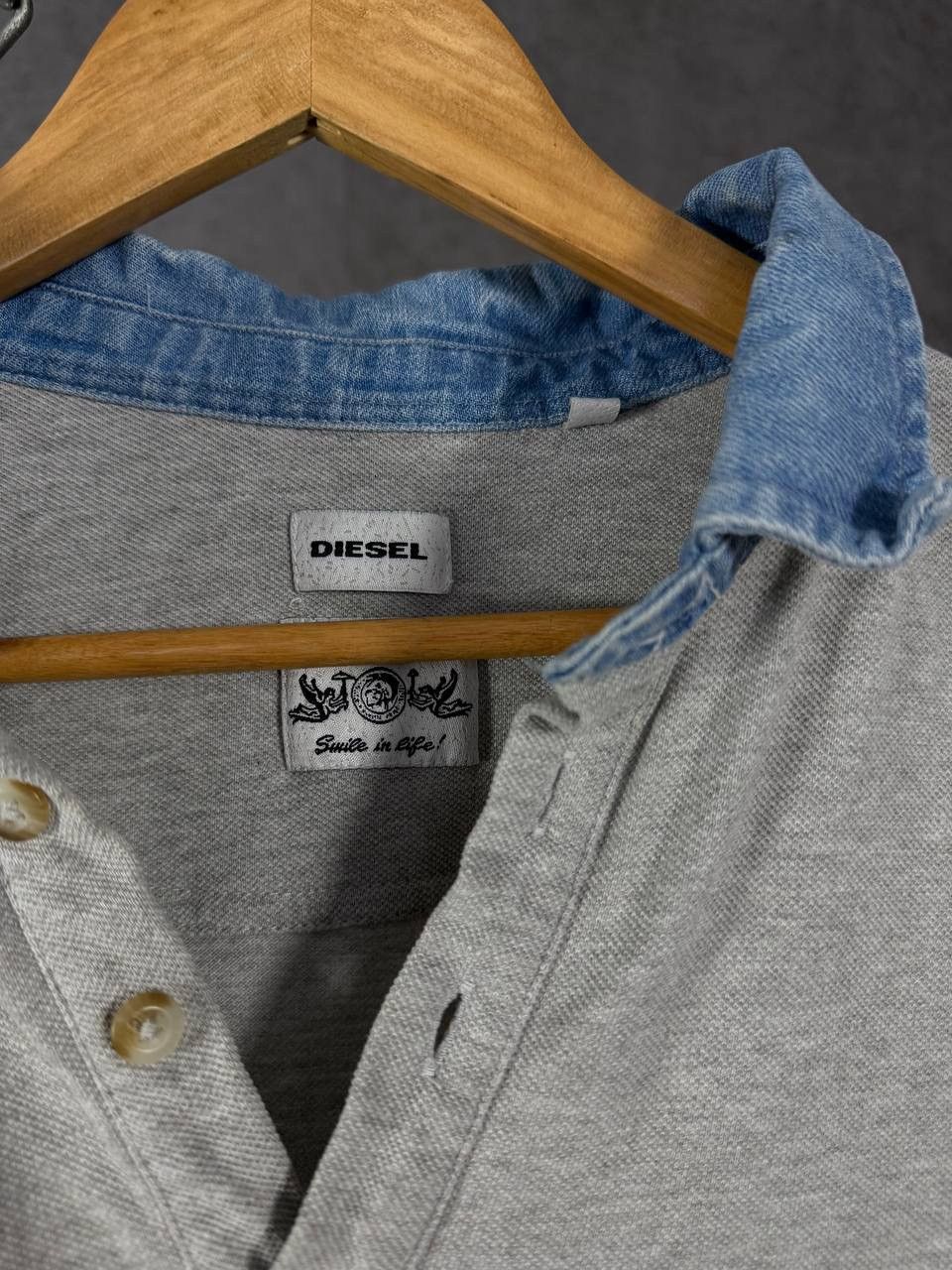 Diesel Diesel designer vintage polo tee Size US L / EU 52-54 / 3 - 4 Thumbnail