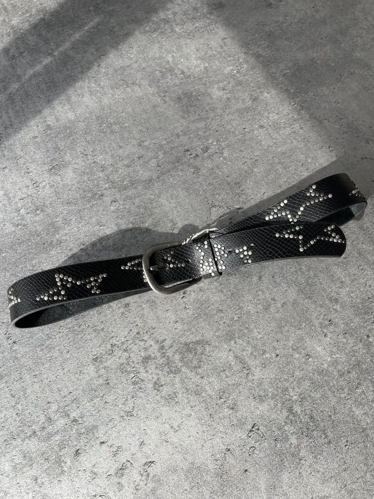 Hysteric Glamour × Japanese Brand Vintage Belts Y2K Rhinestones Punk leather belt Japanese Size ONE SIZE - 2 Thumbnail