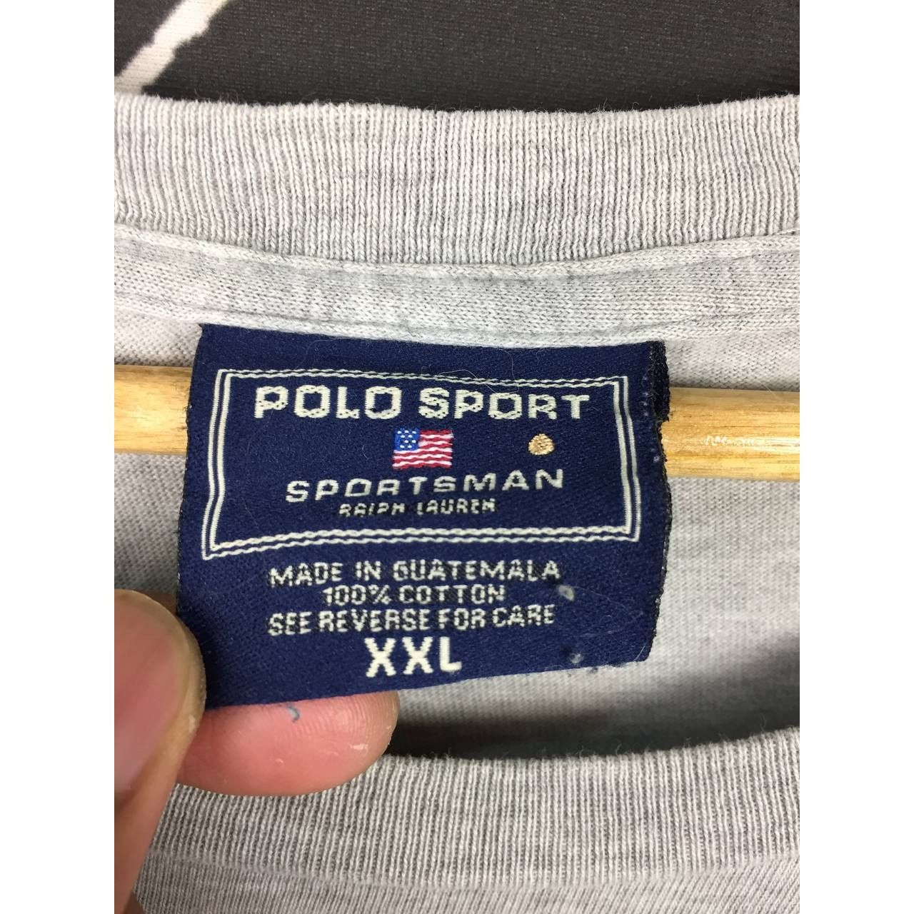 Ralph Lauren Vtg Polo Sport Sportsman Ralph Lauren Route 67 Sign Tee Size US XXL / EU 58 / 5 - 13 Thumbnail