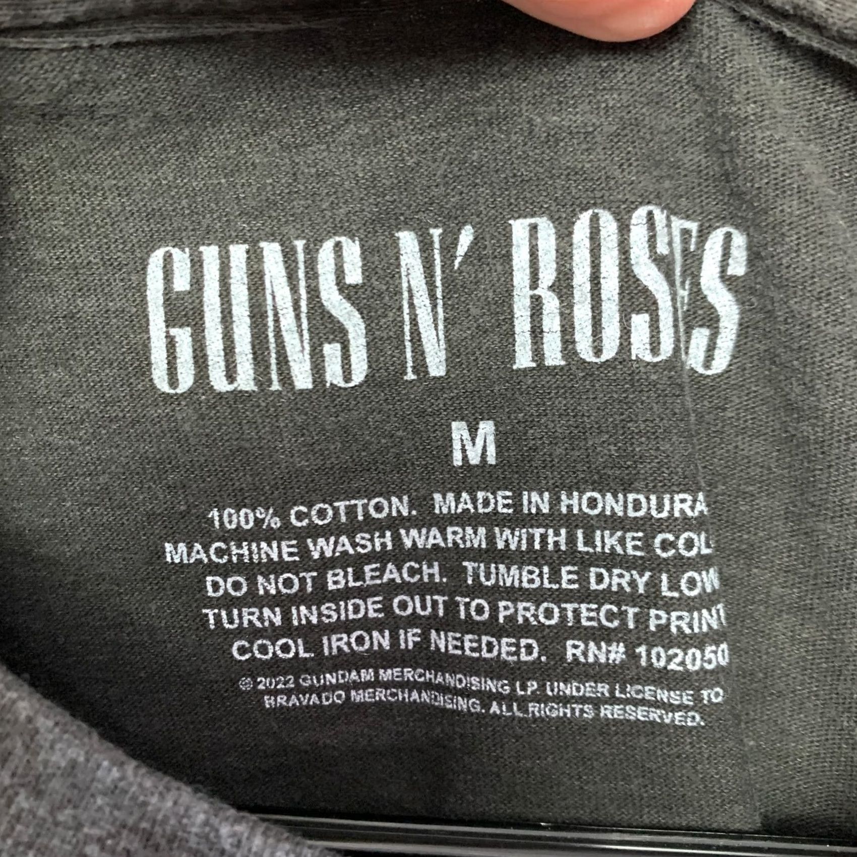 Vintage Guns N' Roses Tour 1988 Gundham Graphic Band Tee T-Shirt Size Medium Mens Black 100% Cotton Short Sleeve Crew Neck Vintage-Style Deadstock 2020s Size US M / EU 48-50 / 2 - 4 Thumbnail