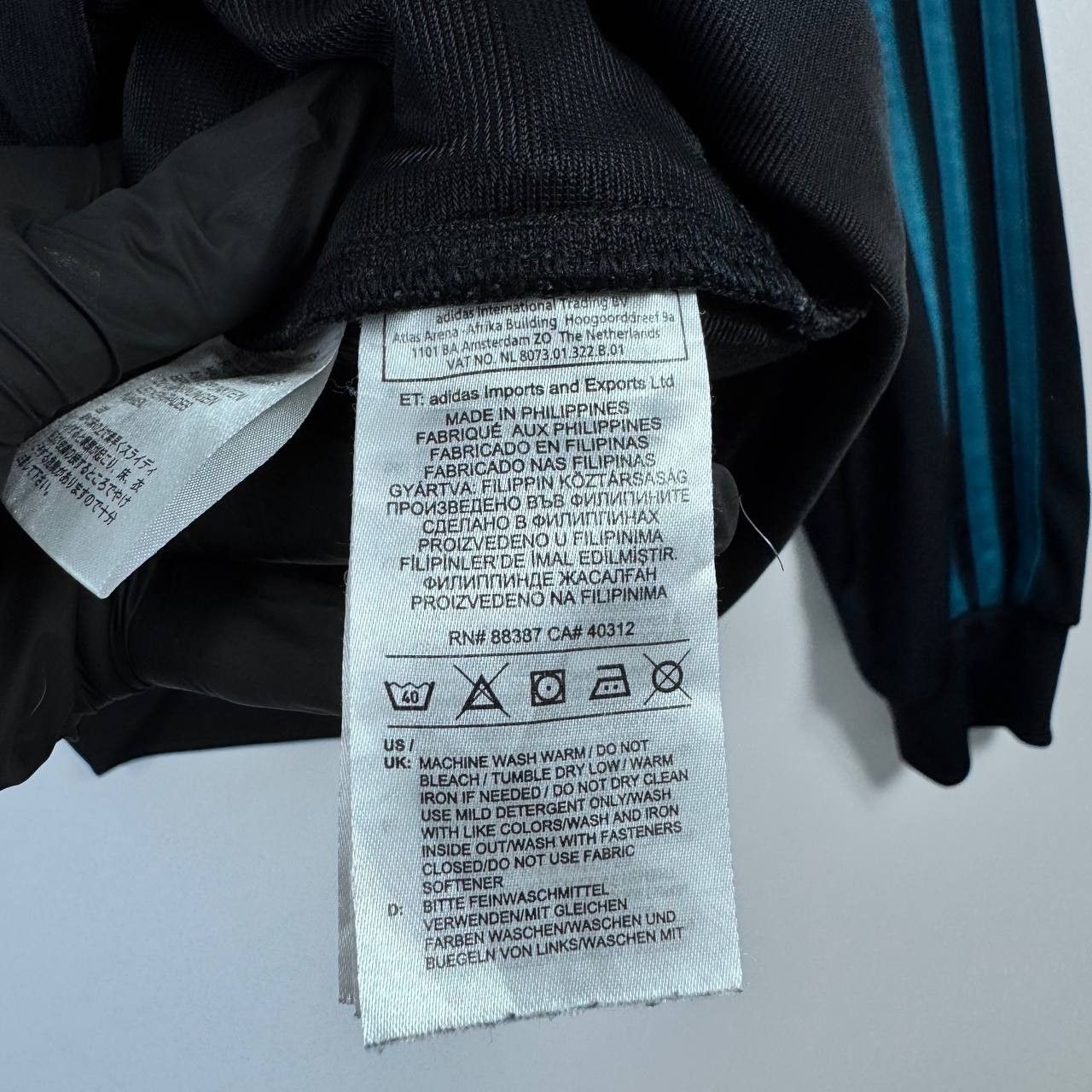 Adidas Adidas Ajax Amsterdam Track Jacket Blue Full Zip Mens Size S Size US S / EU 44-46 / 1 - 4 Thumbnail