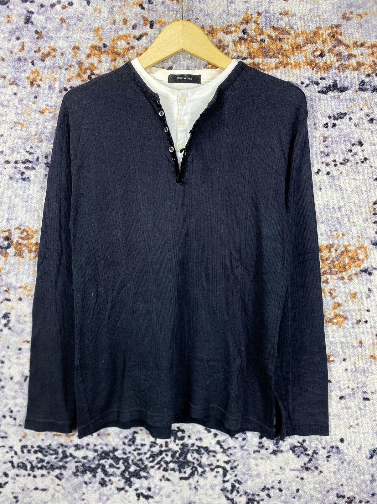 Japanese Brand 2000's Petitreitre Y2K Style Longsleeve Size US L / EU 52-54 / 3 - 1 Thumbnail