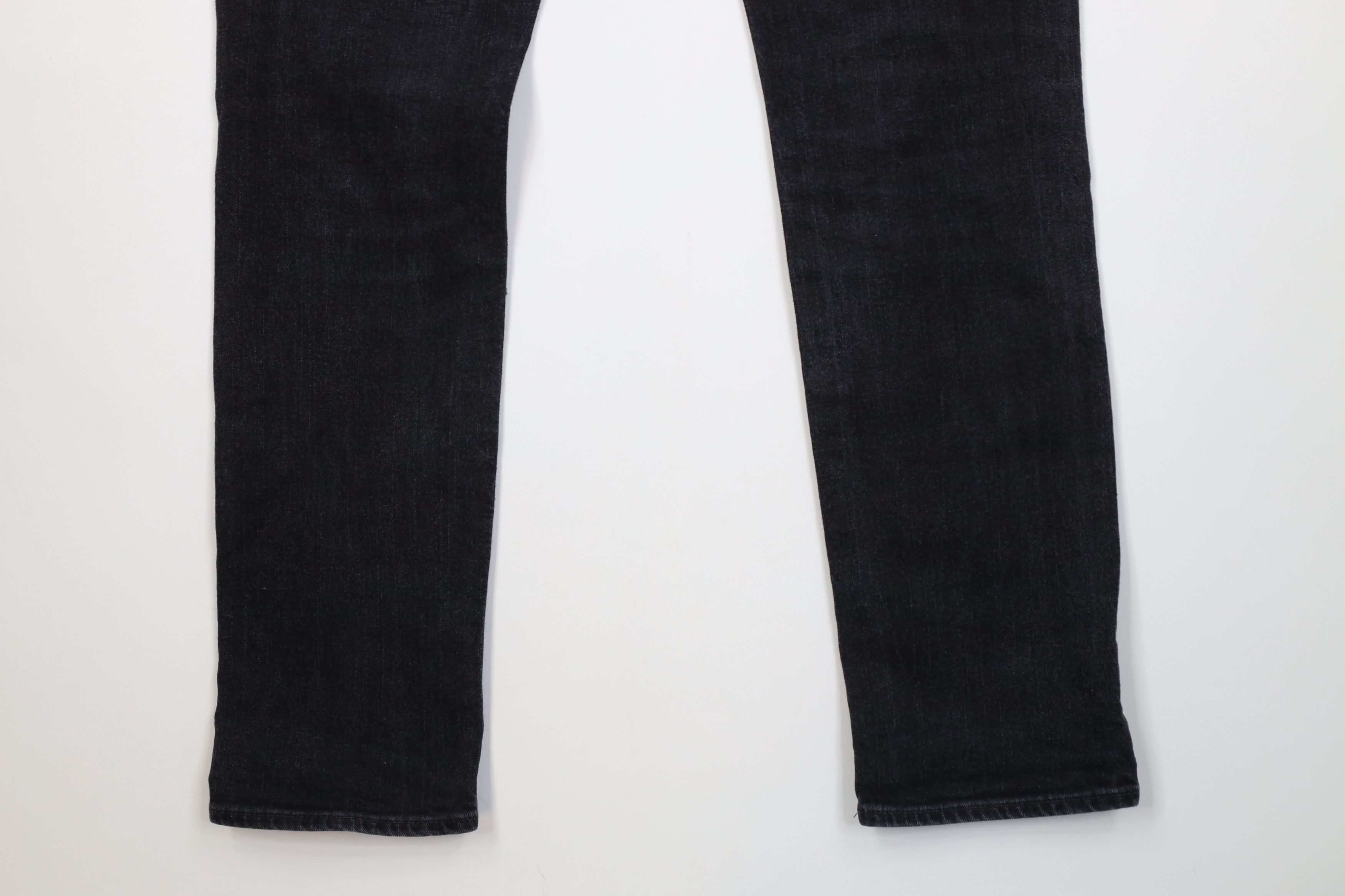 Madewell Madewell Faded Stretch Straight Leg Denim Jeans Black Size US 32 / EU 48 - 12 Thumbnail