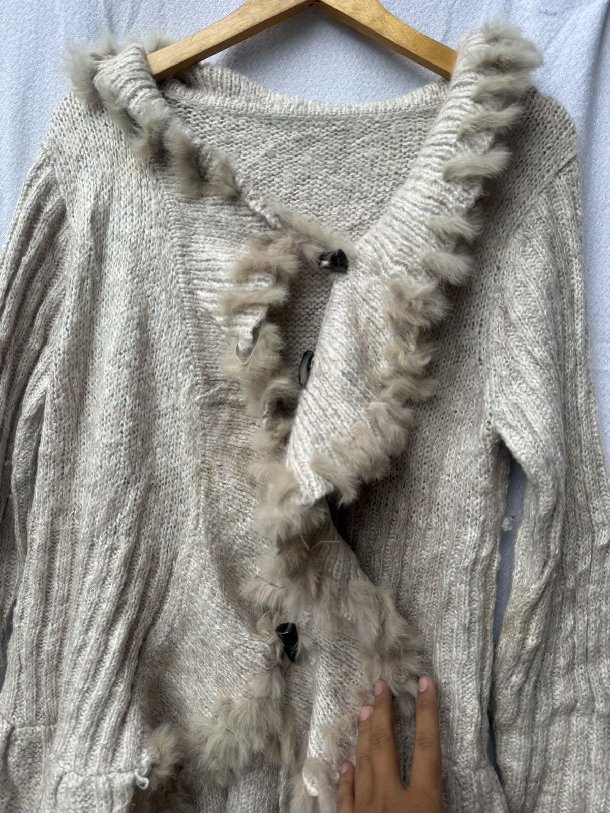 Hysteric Glamour Fur Knitwear Mohair Cardigan Size US M / EU 48-50 / 2 - 3 Thumbnail