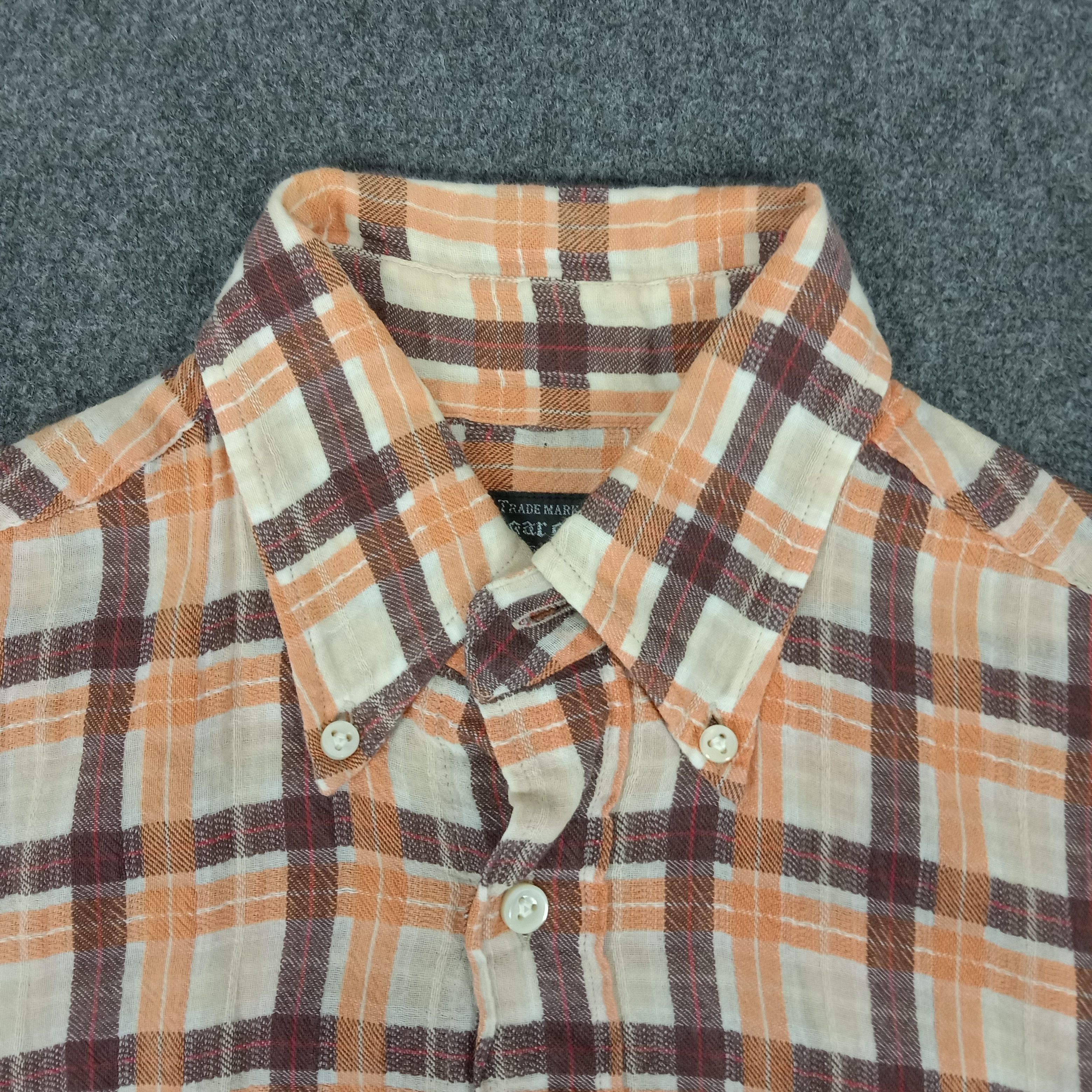Japanese Brand × Sugar Cane × Vintage Sugar Cane Japanese Brand Tartan Shirt Size US M / EU 48-50 / 2 - 3 Thumbnail