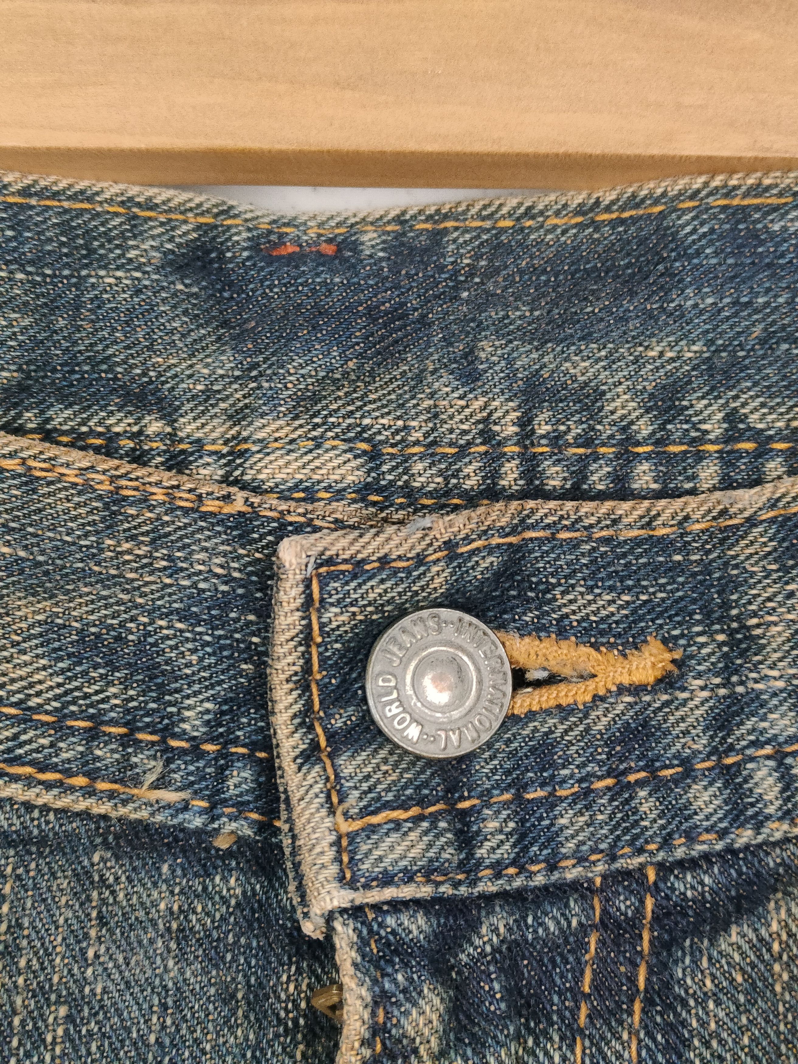 Japanese Brand GL Heart Denim Pant Size US 30 / EU 46 - 3 Thumbnail