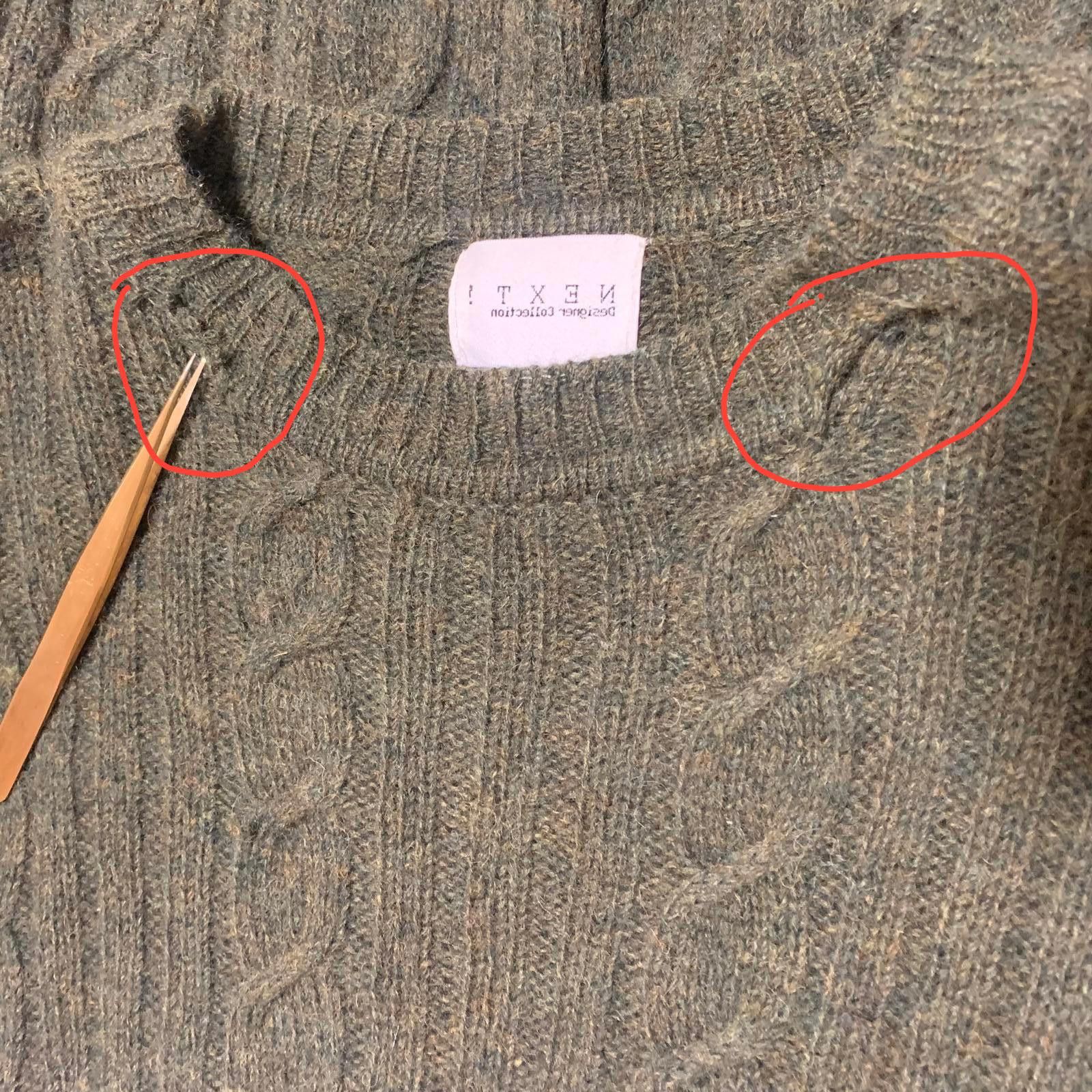 NEXT Next Designer Collection Women's M Wool Sweater Green Size M / US 6-8 / IT 42-44 - 2 Thumbnail