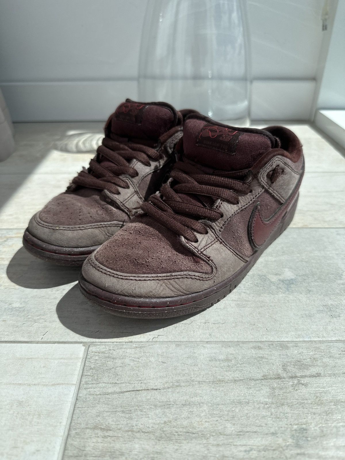 Nike sneakers unisex nike dunk low premium sb bordo Size US 7 / EU 40 - 2 Thumbnail