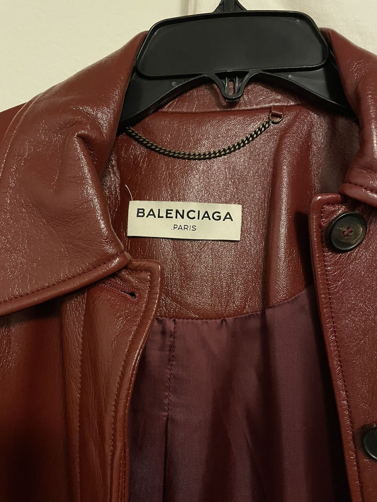 Balenciaga Balenciaga Leather Coat Size XS / US 0-2 / IT 36-38 - 4 Thumbnail