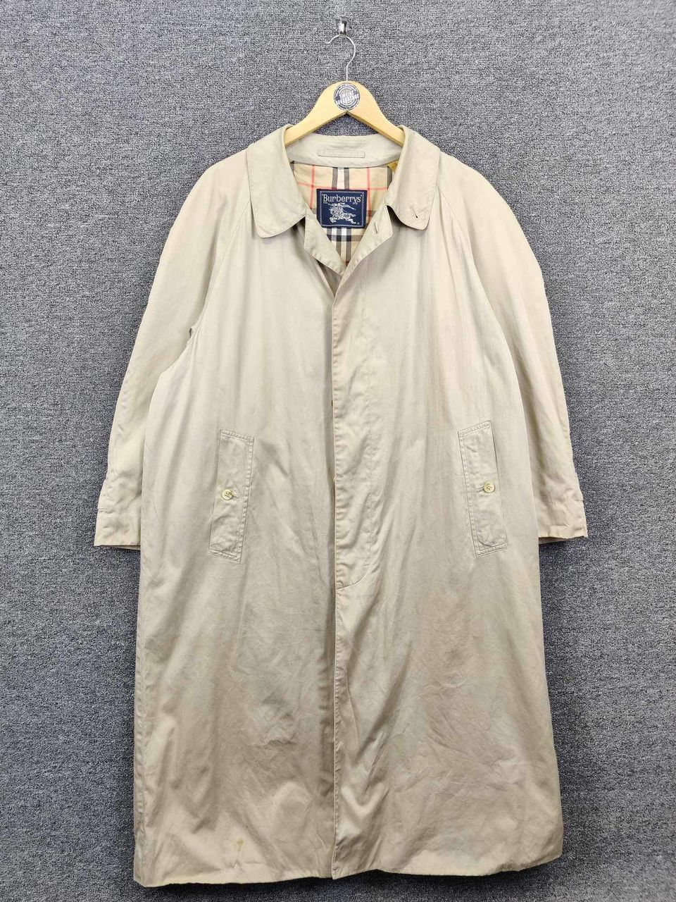 Burberry Vintage Burberry Nova Check Trench Coat Size US XL / EU 56 / 4 - 1 Thumbnail