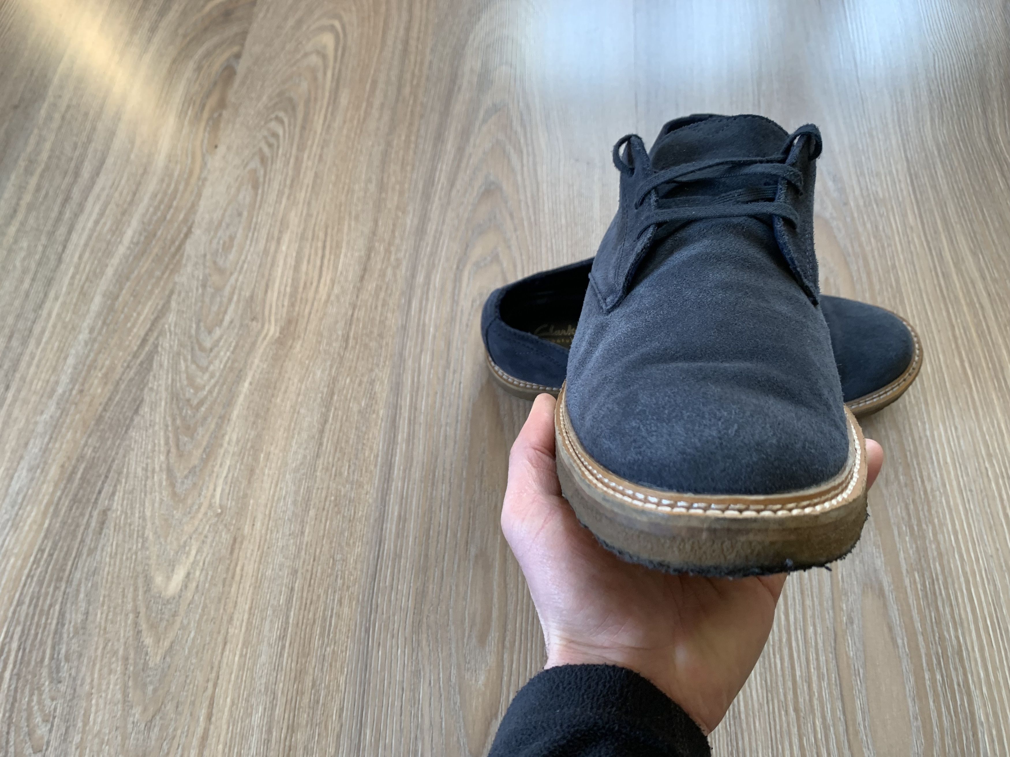 Clarks × Vintage Clarks Signature Classic Suede Shoes Size US 9 / EU 42 - 6 Thumbnail