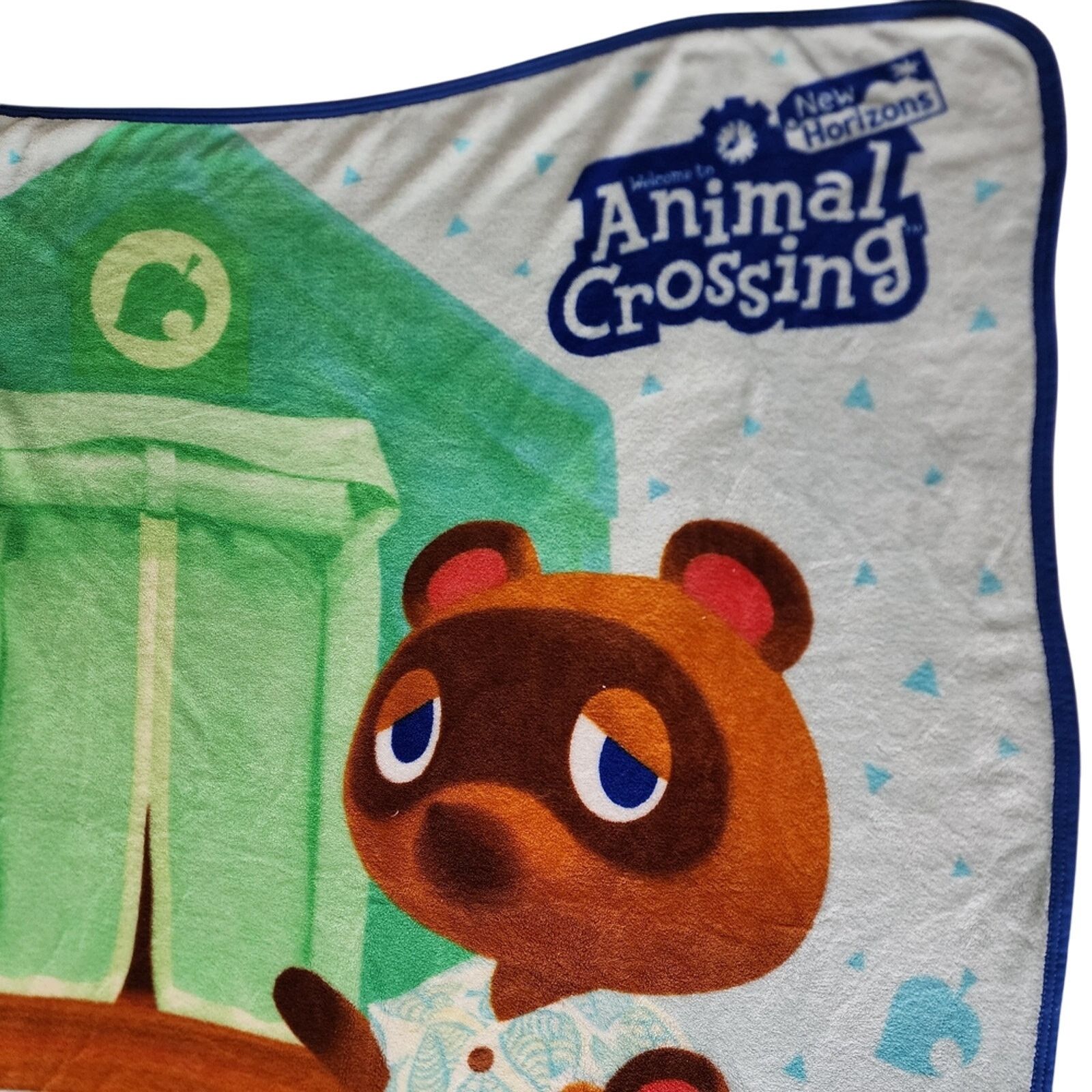 Nintendo Nintendo Animal Crossings Blanket - Green and Brown Size ONE SIZE - 1 Thumbnail