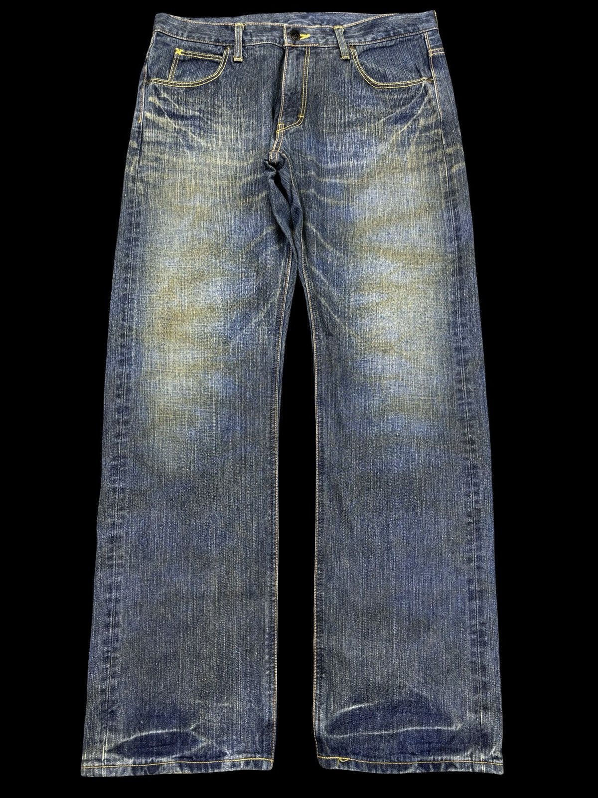 Lee 💥90s Style💥Lee Insane Fades Relaxed Denim F937 Size US 35 - 1 Thumbnail