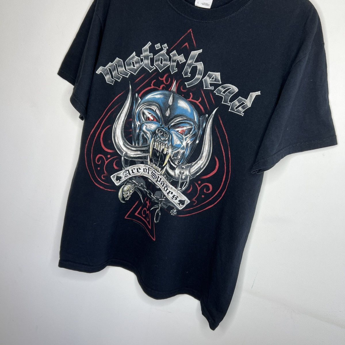 Band Tees × Vintage Vintage Motörhead 2010 The Ace of Spades Tee Retro Rock Size US M / EU 48-50 / 2 - 3 Thumbnail