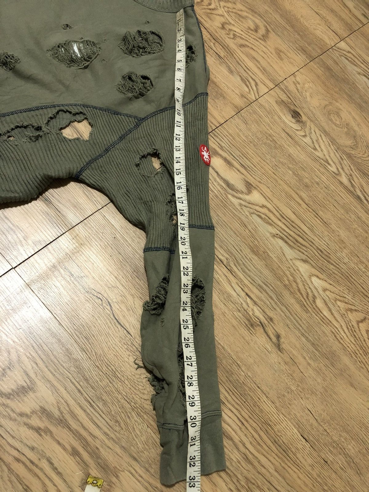 Cav Empt Cav Empt plague ribbed crewneck sweatshirt olive green Size US L / EU 52-54 / 3 - 9 Thumbnail