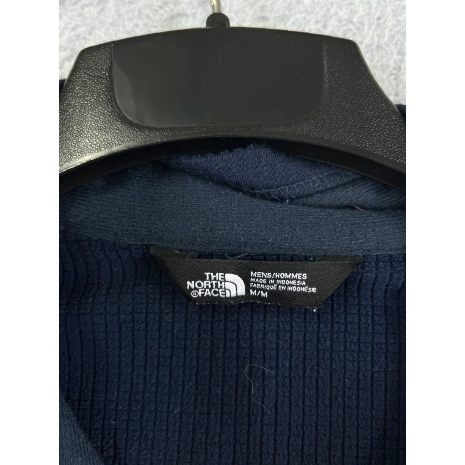 The North Face The North Face Mens Full Zip Sweater Blue 100% Polyester Knit Mock Neck Regular Size M 2?4 Zip Embroidered Logo Size US M / EU 48-50 / 2 - 4 Thumbnail