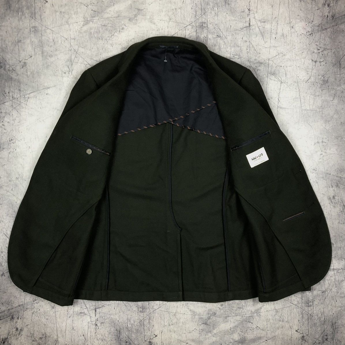 Designer Vintage NN.07 No Nationality Johan Wool Polyester Blazer y2k Size 42R - 11 Thumbnail