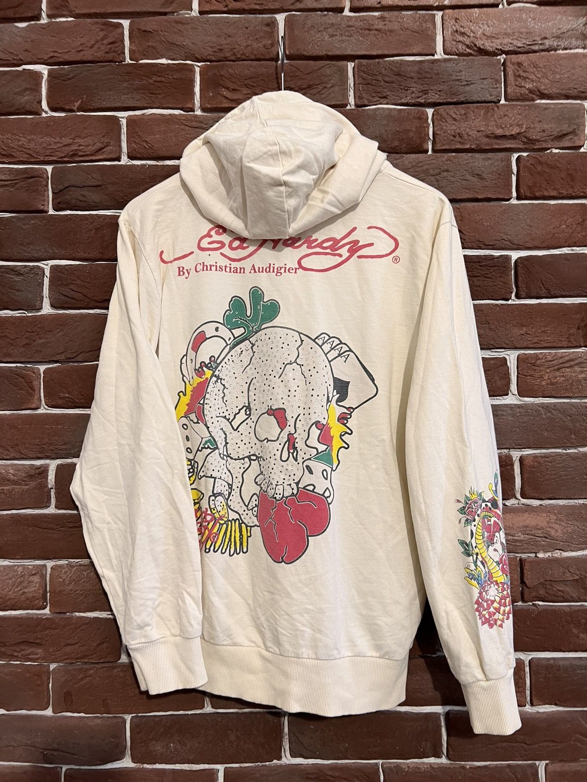 Ed Hardy Rare Ed Hardy Christian Audigier Devil Drip Hype Y2K Hoodie Size US S / EU 44-46 / 1 - 2 Thumbnail