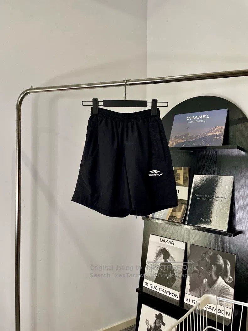 Balenciaga Balenciaga size XS Side Contrast Logo Printed Black Straig Size US 27 - 1 Thumbnail