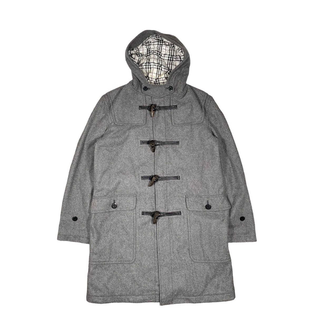 Burberry Burberry Black Label Wool conic Check Lining Jacket Coat Size US M / EU 48-50 / 2 - 2 Thumbnail