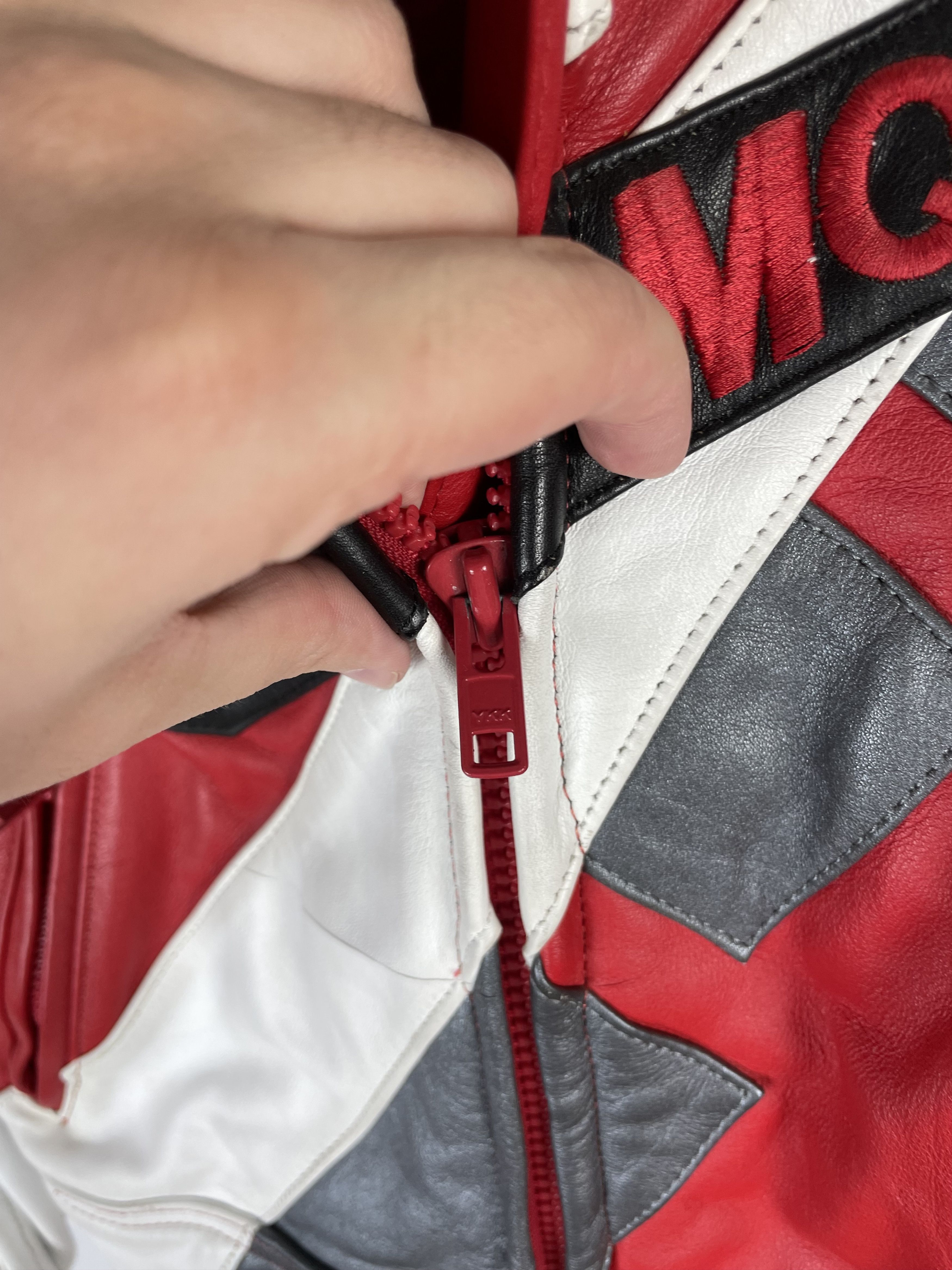 Other MQP Racing Moto Leather Jacket Vintage Size US S / EU 44-46 / 1 - 10 Thumbnail