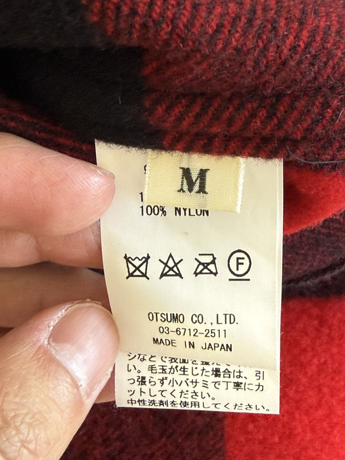 Human Made Human Made Red Black Check Wool Shirt Jacket Size M Size US M / EU 48-50 / 2 - 4 Thumbnail