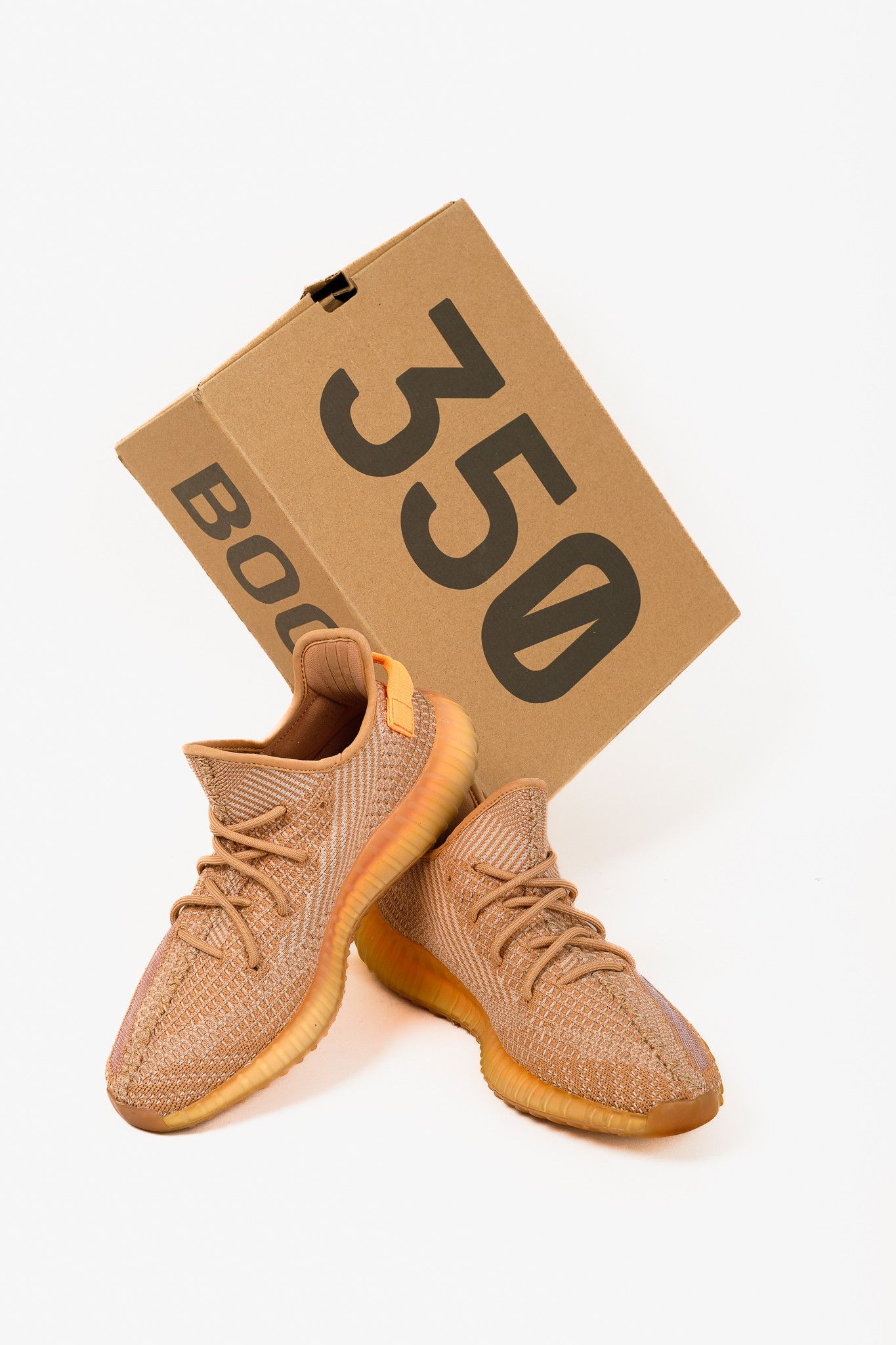 Adish adidas Yeezy Boost 350 v2 Clay Lace-Up Sneakers Size US 9.5 / EU 42-43 - 1 Thumbnail