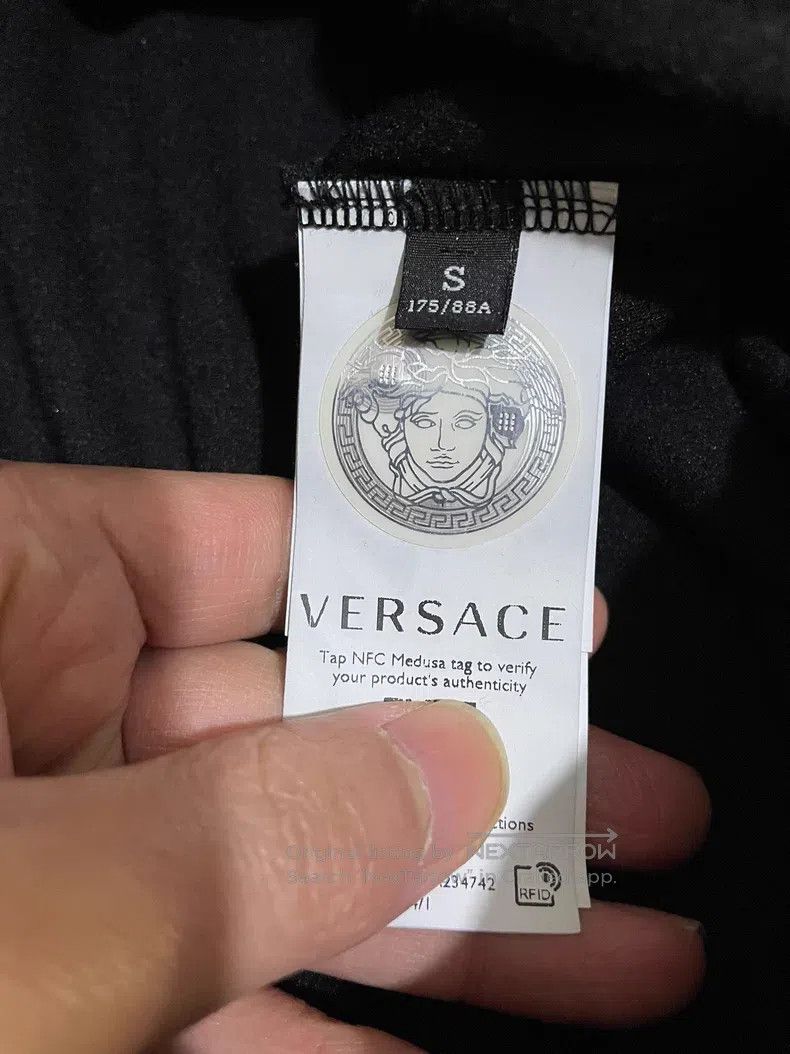 Versace Versace Main line maze spiral pattern series velvet jacket Size US S / EU 44-46 / 1 - 7 Thumbnail