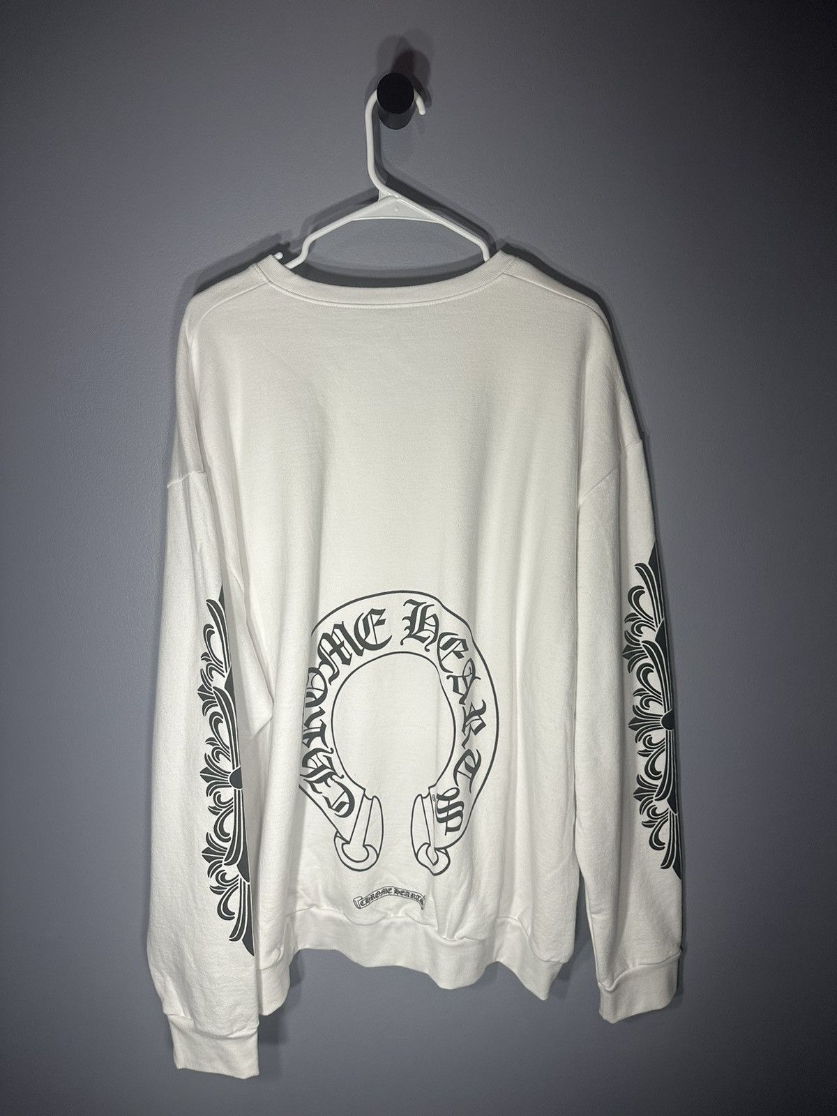 Chrome Hearts Chrome hearts black neck logo crewneck Size US XXL / EU 58 / 5 - 2 Thumbnail