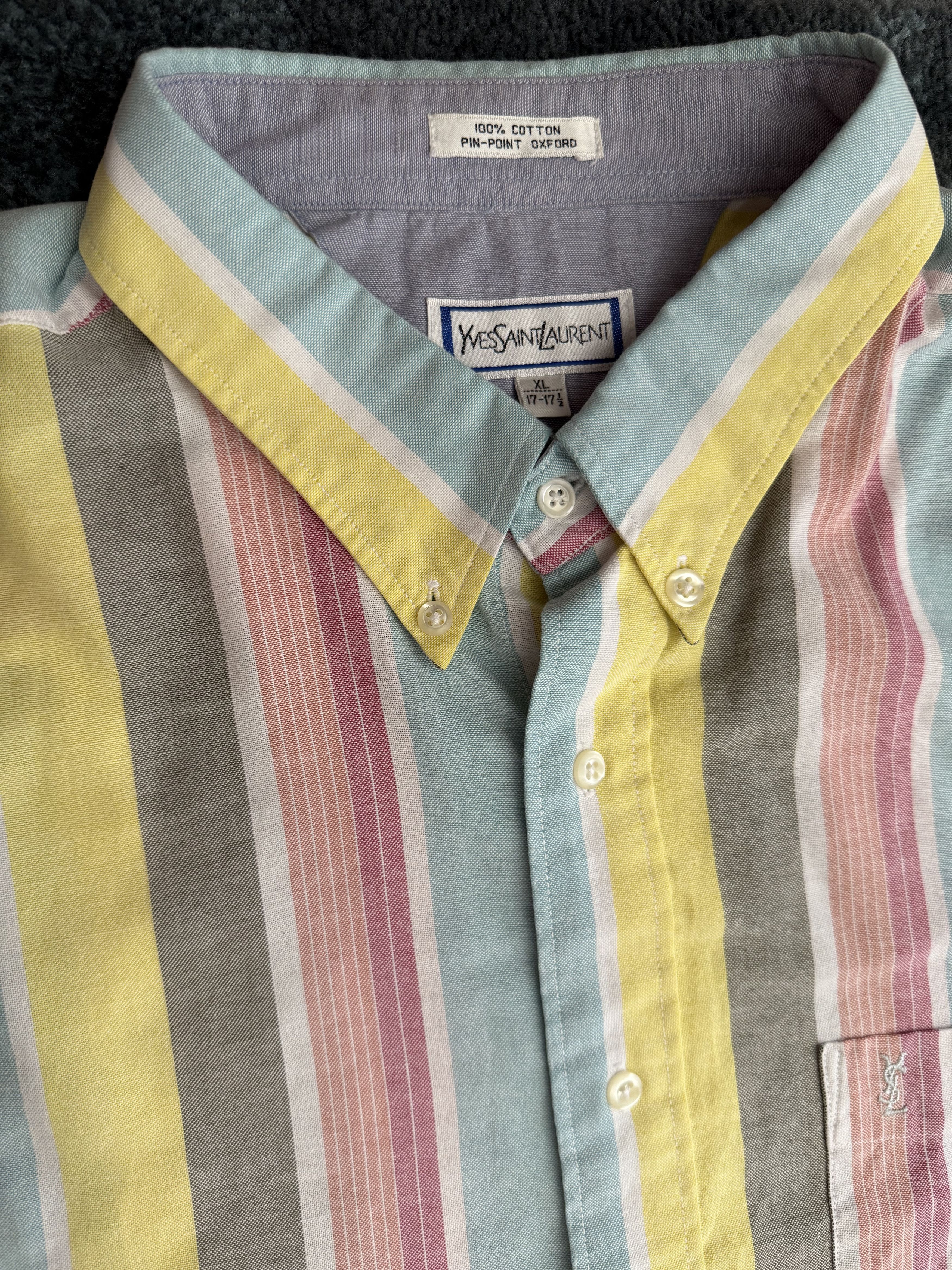 Yves Saint Laurent YSL OLD MONEY SHIRT Size US XL / EU 56 / 4 - 3 Thumbnail