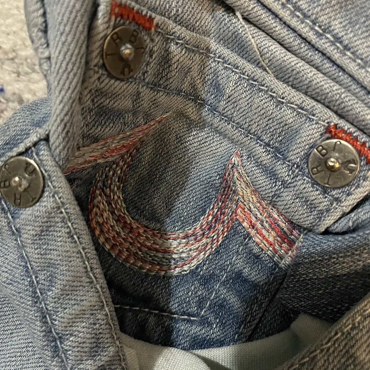 True Religion True Religion Geno Skinny Jeans Blue Denim 35x33 Size US 35 - 7 Thumbnail