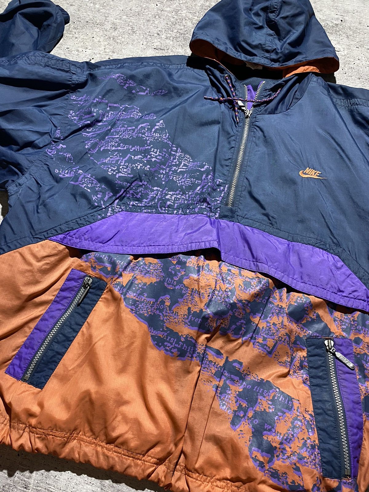 Nike × Vintage Nike Vintage Anorak Jacket Size US XL / EU 56 / 4 - 9 Thumbnail