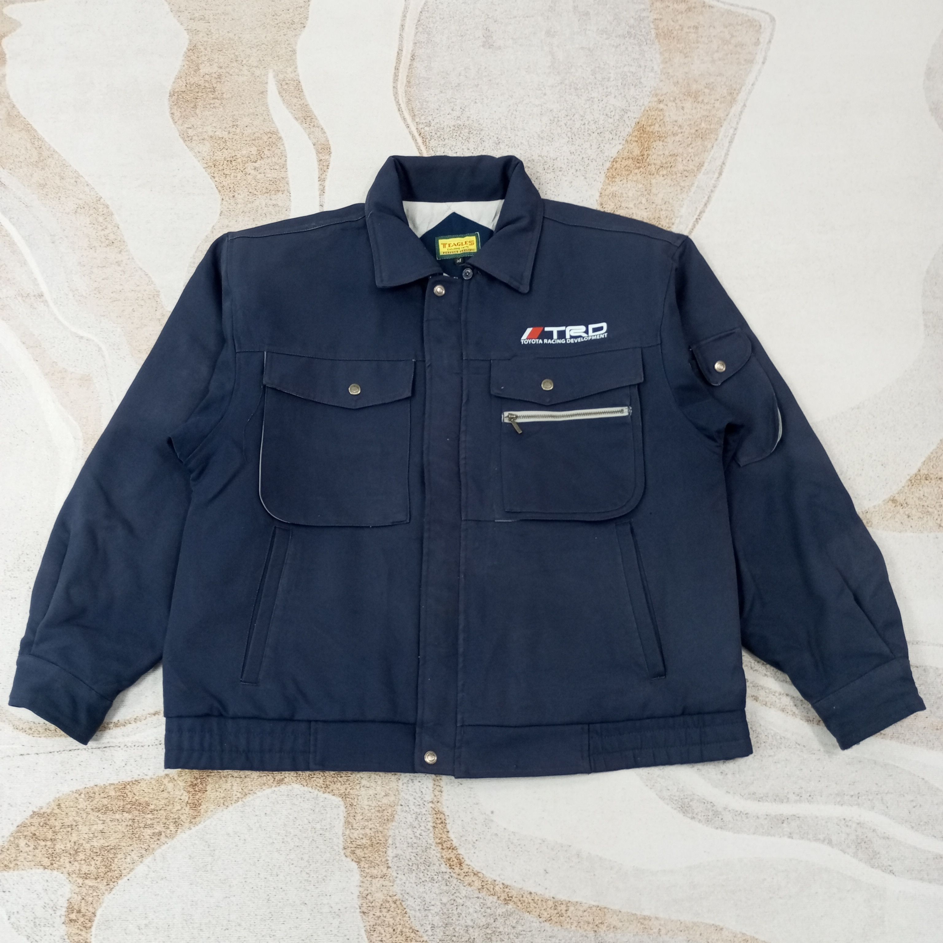 Vintage TRD Toyota Racing Motorsports Custom Jacket c238n19 Size US L / EU 52-54 / 3 - 3 Thumbnail