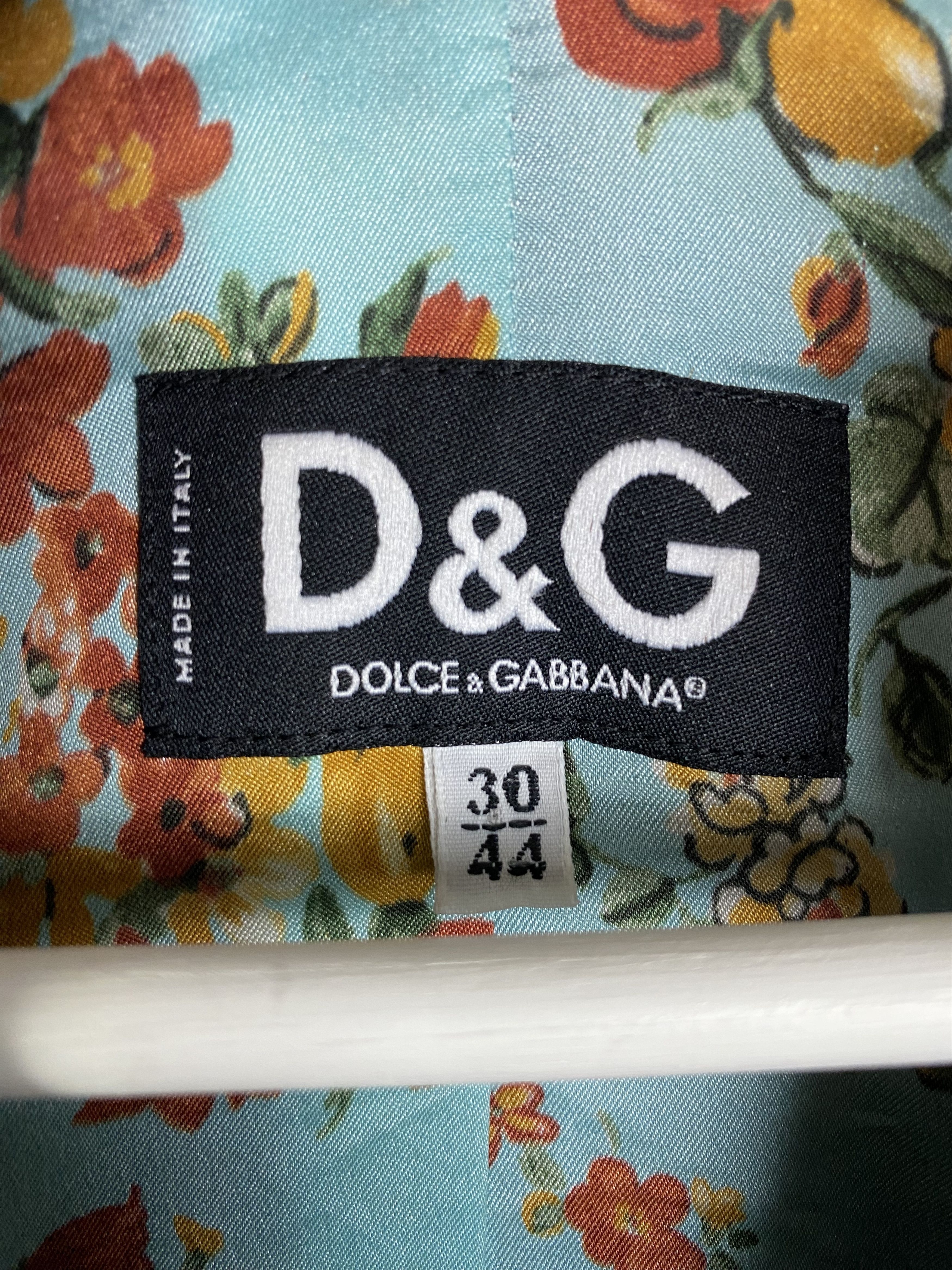 Dolce & Gabbana Dolche&Gabbana Wool Blend Stripe Fitted Jaccket SZ M Size M / US 6-8 / IT 42-44 - 6 Thumbnail