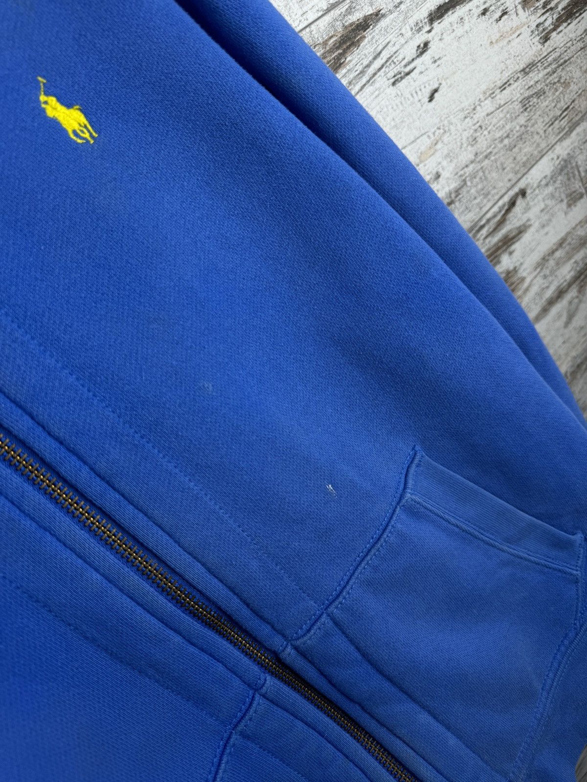 Polo Ralph Lauren Mens Vintage Polo Ralph Lauren zip hoodie y2k blue rare OG Size US XL / EU 56 / 4 - 8 Thumbnail