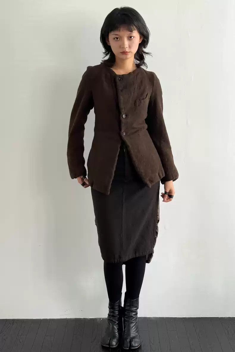 Comme des Garcons comme des garcons plush material splicing jacket Size US S / EU 44-46 / 1 - 1 Thumbnail