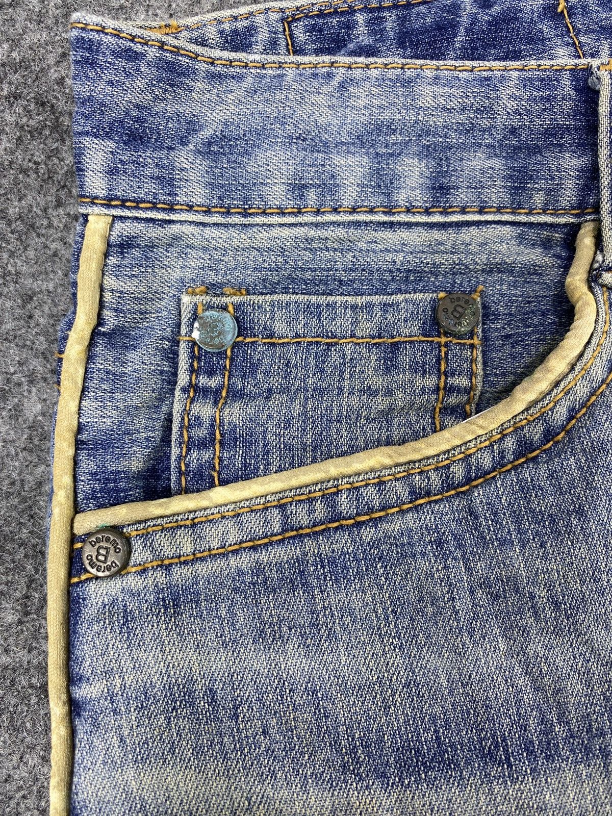 Japanese Brand × Jean Beremo Blue Wash Flare Jeans - J992 Size 29" - 15 Thumbnail