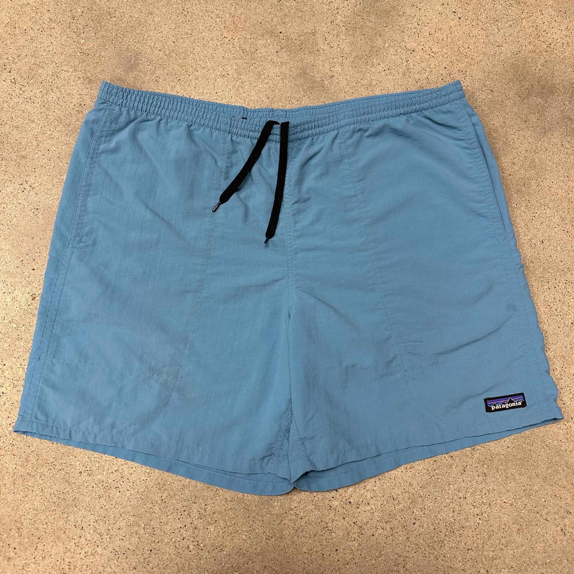 Patagonia × Vintage Vintage Patagonia Light Blue Shorts Size US 35 - 1 Thumbnail