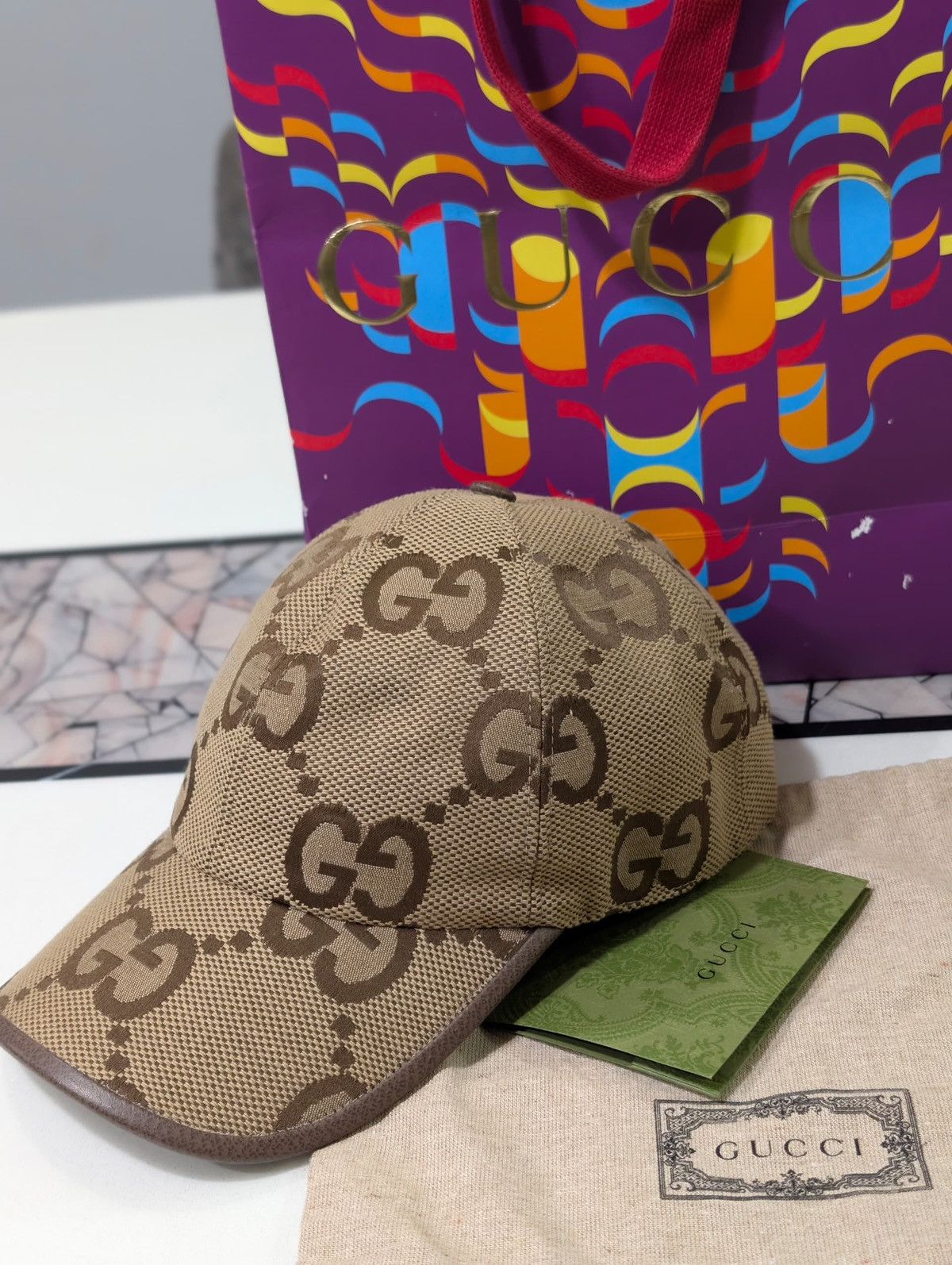Gucci Authentic Gucci Jumbo GG Cap Size ONE SIZE - 2 Thumbnail