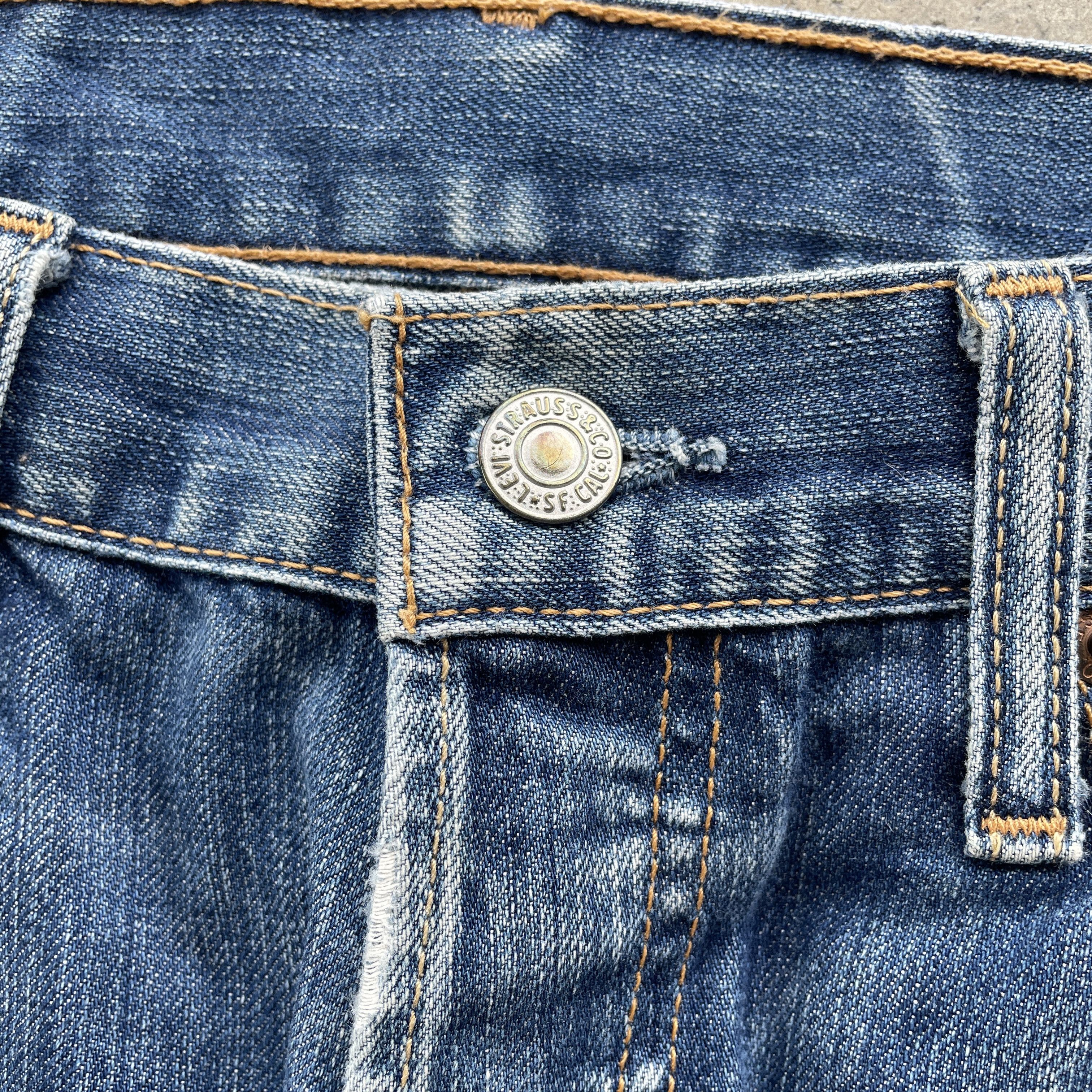 Levi's W31💥 Vintage Levi’s 501 Faded Jeans Distressed Denim Pants Size US 31 - 7 Thumbnail