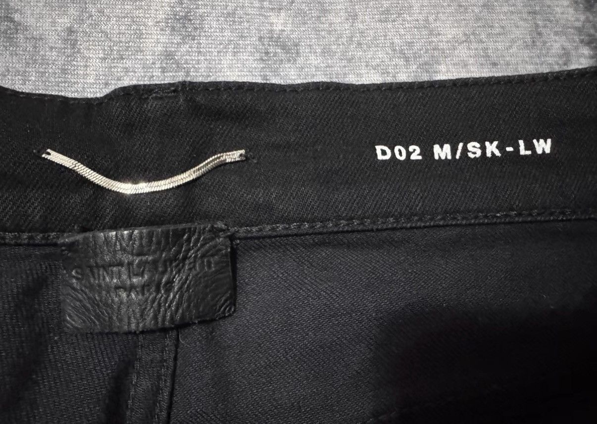 Saint Laurent Paris Saint Laurent 18FW "Cat Paw" Distressed Basic Denim Jeans Size US 30 / EU 46 - 5 Thumbnail