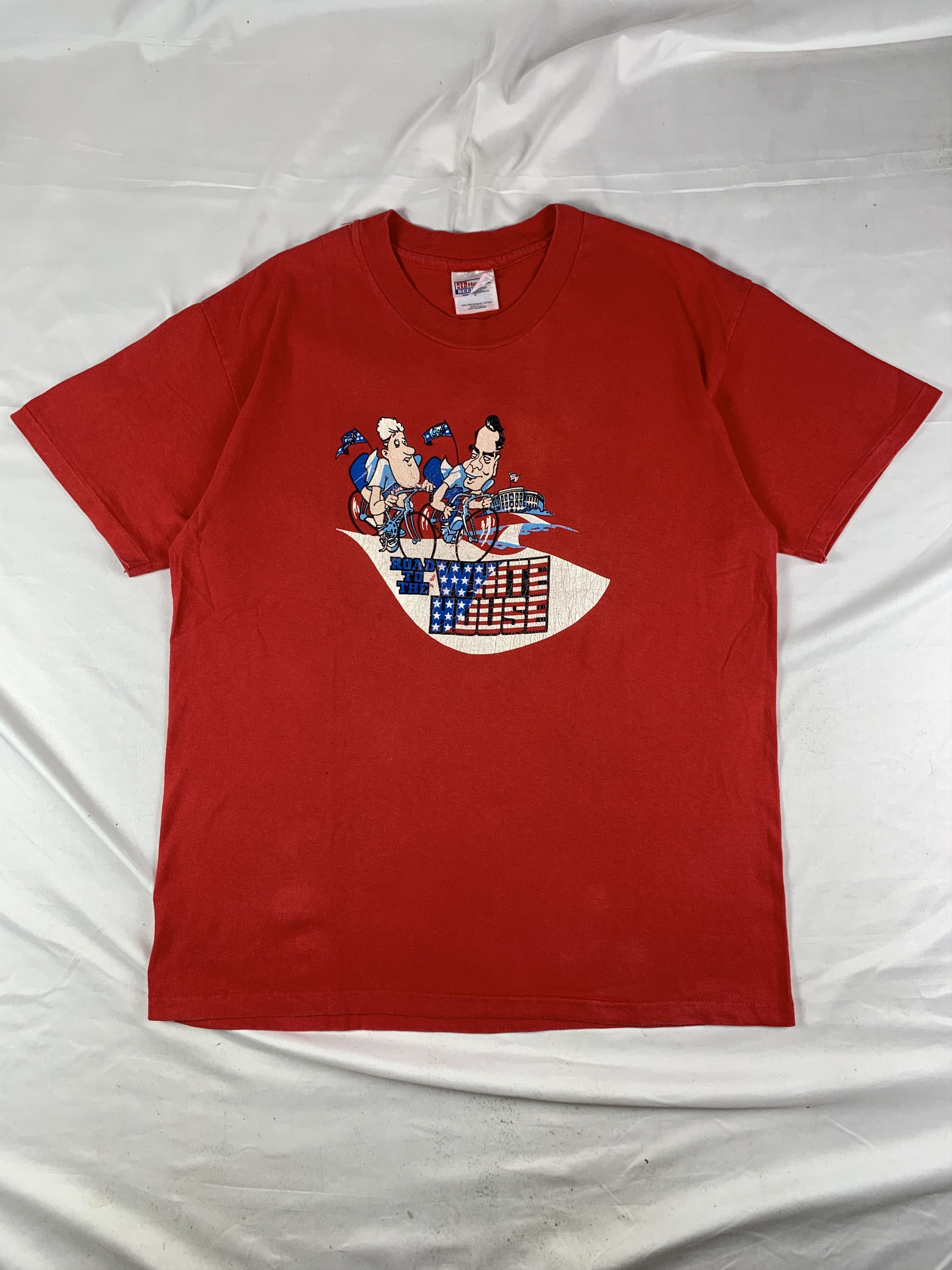 Japanese Brand 1990s Red US Election Tee (L) Size US L / EU 52-54 / 3 - 1 Thumbnail