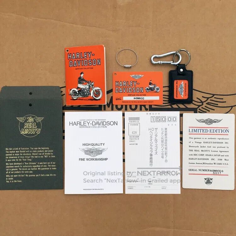The Real McCoy's The Real McCoys Harley's real name is a replica of the non Size US L / EU 52-54 / 3 - 9 Thumbnail