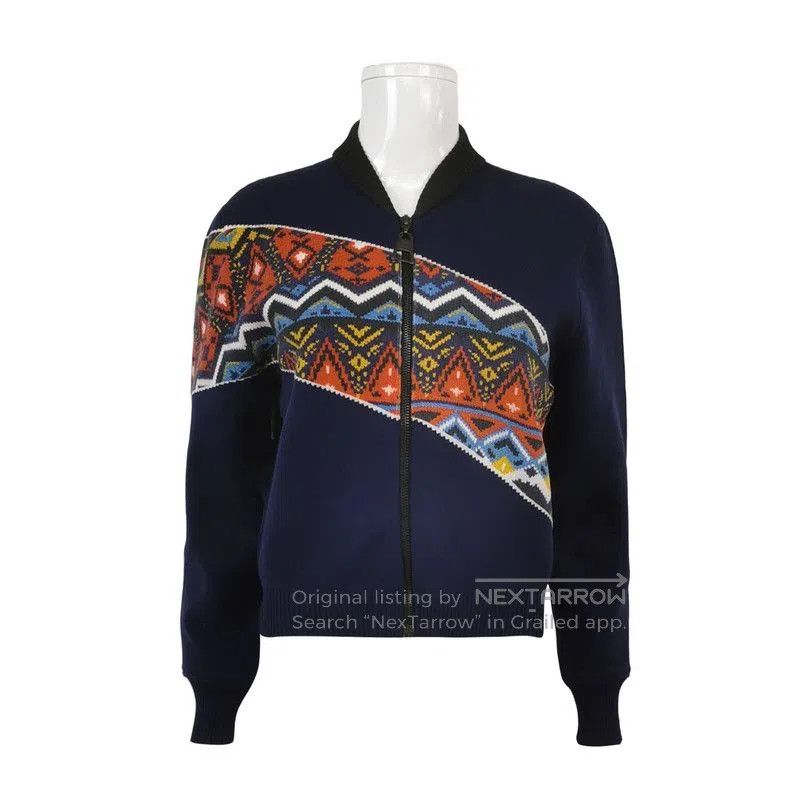 Louis Vuitton Louis Vuitton Colorful Wool Blend Zip-Up Jacket. Size US M / EU 48-50 / 2 - 1 Thumbnail