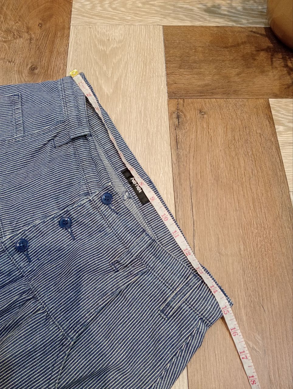 Issey Miyake NE-NET ISSEY MIYAKE HICKORY DENIM BALLOON PANTS - SIZE 2 Size US 30 / EU 46 - 11 Thumbnail