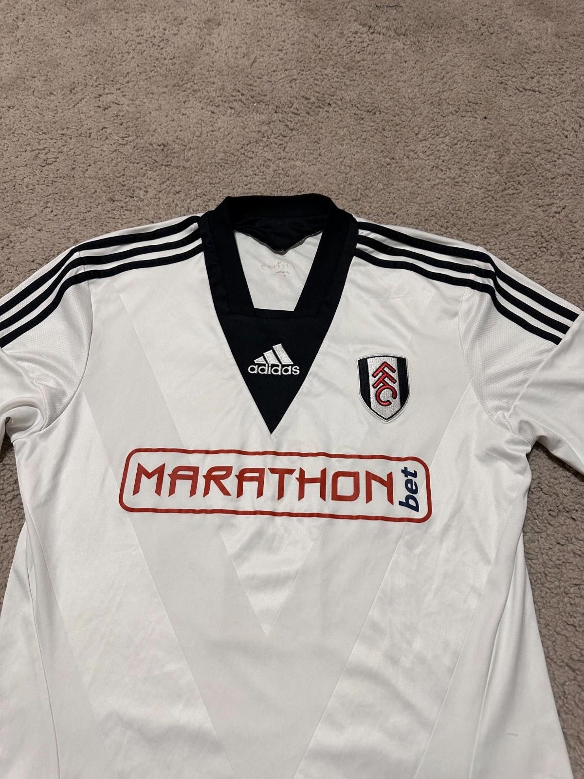 Adidas Fulham FC 2013/2014 Home Football Soccer Jersey Adidas Size US M / EU 48-50 / 2 - 3 Thumbnail
